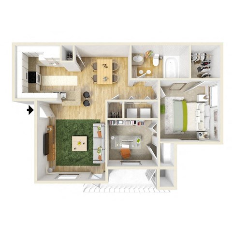 Lago Del Mar A3 Floor Plan